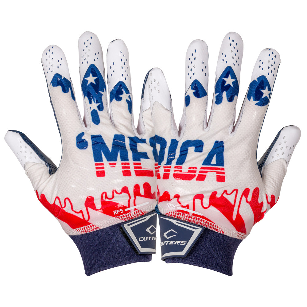 Red - Print Design on Back of Hand (Left & Right)