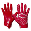 Cutters Rev 5.0 Limited Edition Receiver Gloves - Red/White Lux - Front and Back of Glove
