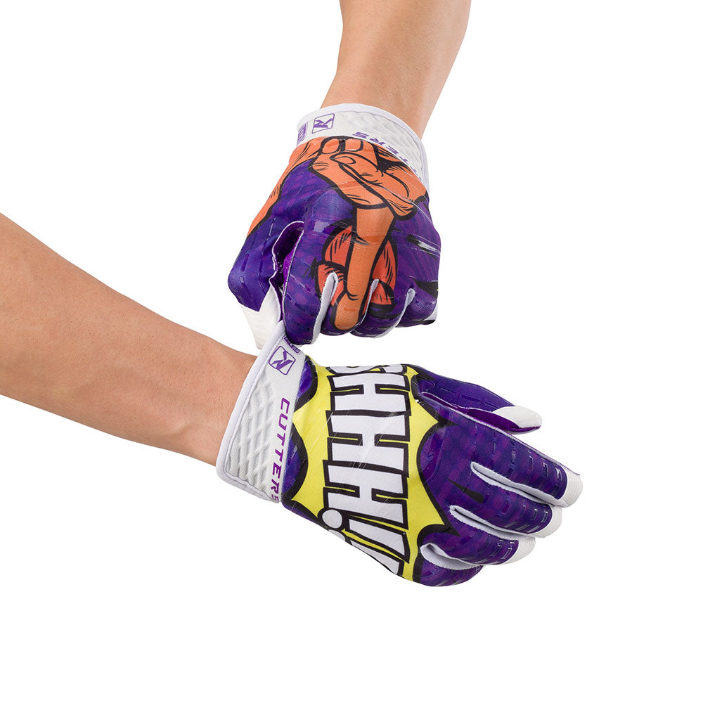 Rev 5.0 SHH LE Football Receiver Gloves Cutters Sports