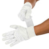 Cutters Sports Force 5.0 White Lineman Football Gloves - Youth Football Player Tightening Straps for Better Fit