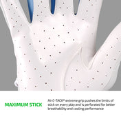 MAXIMUM STICK - Air C-TACK® extreme grip pushes the limits of stick on every play and is perforated for better breathability and cooling performance
