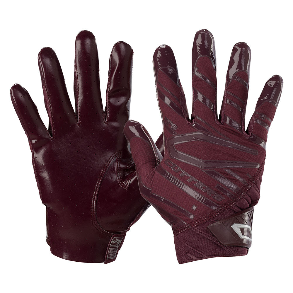 Leather palm football gloves hotsell