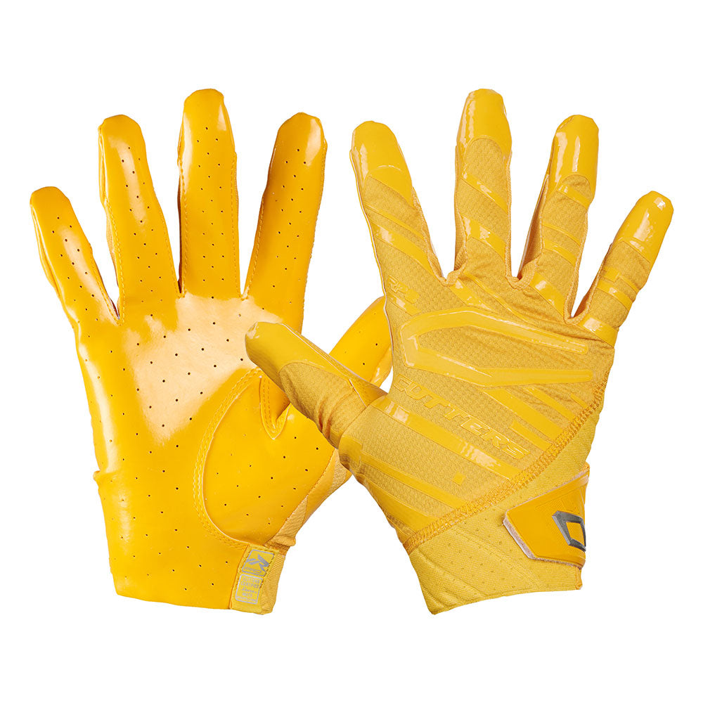Yellow/Gold Football Gloves