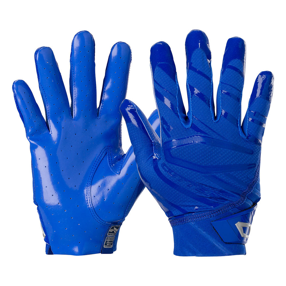Blue Football Gloves