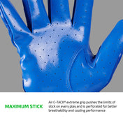 MAXIMUM STICK - Air C-TACK® extreme grip pushes the limits of stick on every play and is perforated for better breathability and cooling performance