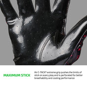 MAXIMUM STICK - Air C-TACK® extreme grip pushes the limits of stick on every play and is perforated for better breathability and cooling performance