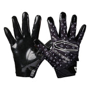Cutters Sports Rev Pro 6.0 LE Receiver Football Gloves - Black/White Lux - Front and Back of Glove