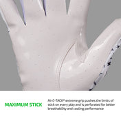 MAXIMUM STICK - Air C-TACK® extreme grip pushes the limits of stick on every play and is perforated for better breathability and cooling performance