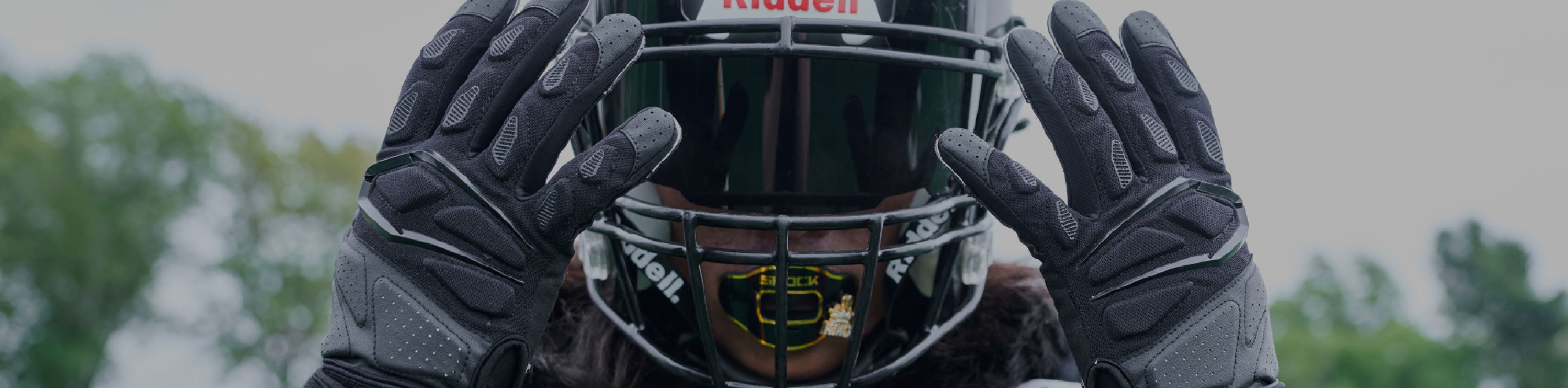 Cutters Lineman Football Padded Gloves Collection Header Image