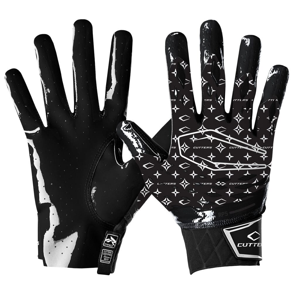 White Lux Rev Pro 5.0 Limited-Edition Football Receiver Gloves - Ideal For 7v7, Youth, High School and Collegiate Play