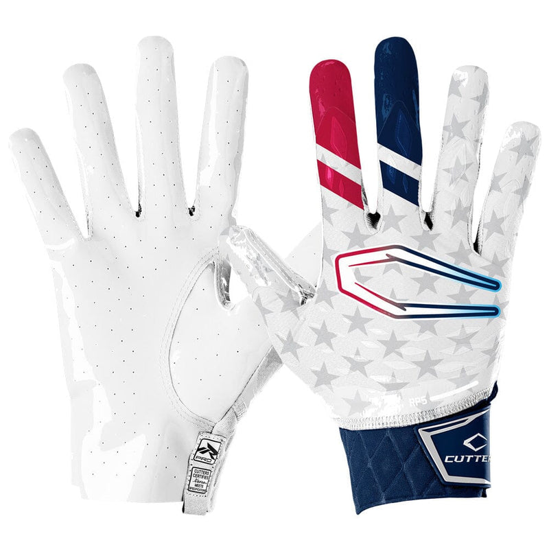 Rev Pro 5.0 Stars & Stripes LE Football Receiver Gloves Cutters