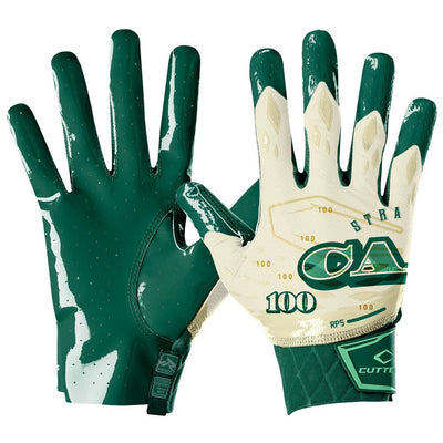 Cutters Sports Straight Cash Rev Pro 5.0 Limited-Edition Football Receiver Gloves - Ideal For 7v7, Youth, High School and Collegiate Play