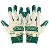 Cutters Sports Straight Cash Rev Pro 5.0 Limited-Edition Football Receiver Gloves - Palm View of Both Gloves With Printed Design