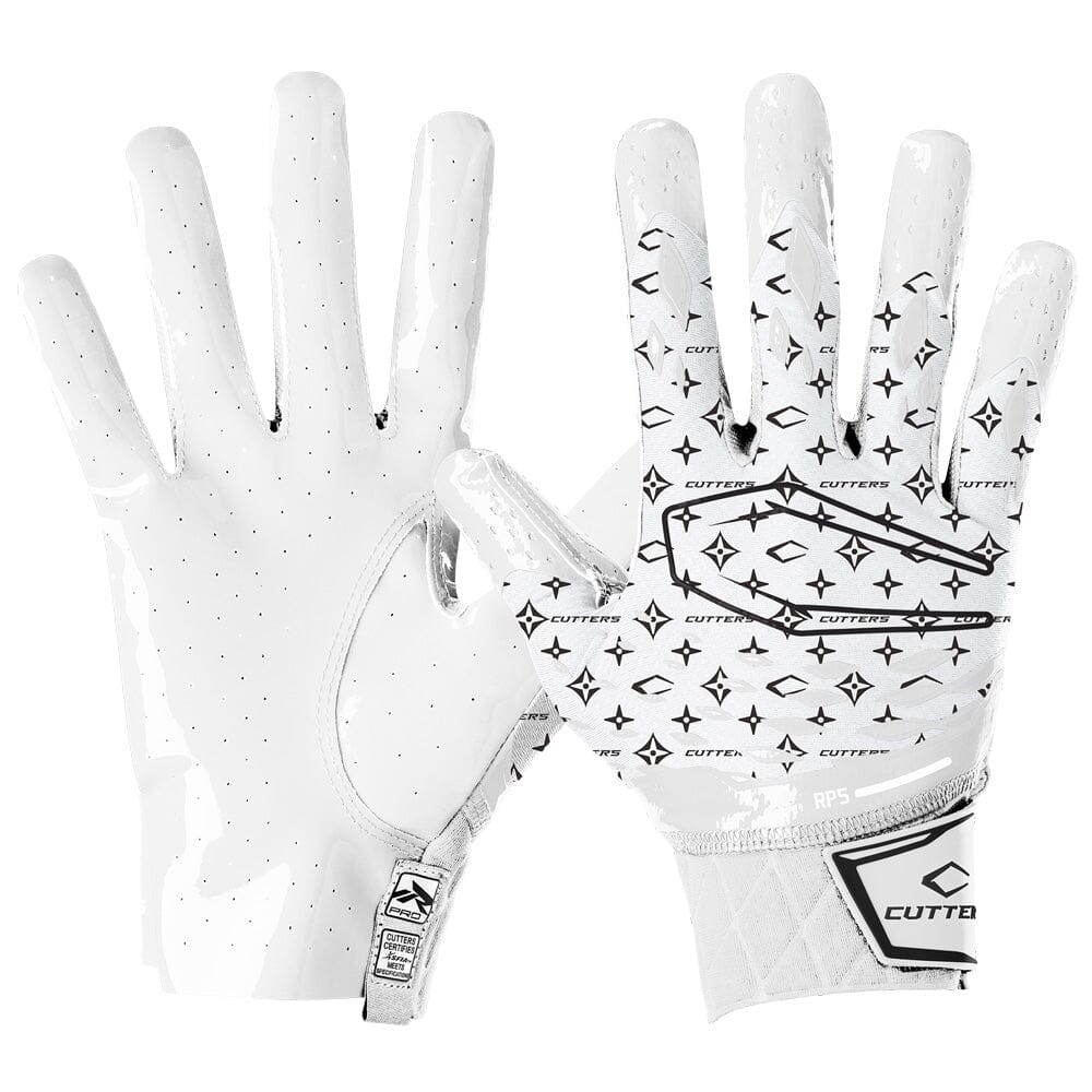 Black Lux Rev Pro 5.0 Limited-Edition Football Receiver Gloves - Ideal For 7v7, Youth, High School and Collegiate Play
