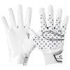 Cutters Sports White/Black Lux Rev Pro 5.0 Limited-Edition Football Receiver Gloves - Ideal For 7v7, Youth, High School and Collegiate Play
