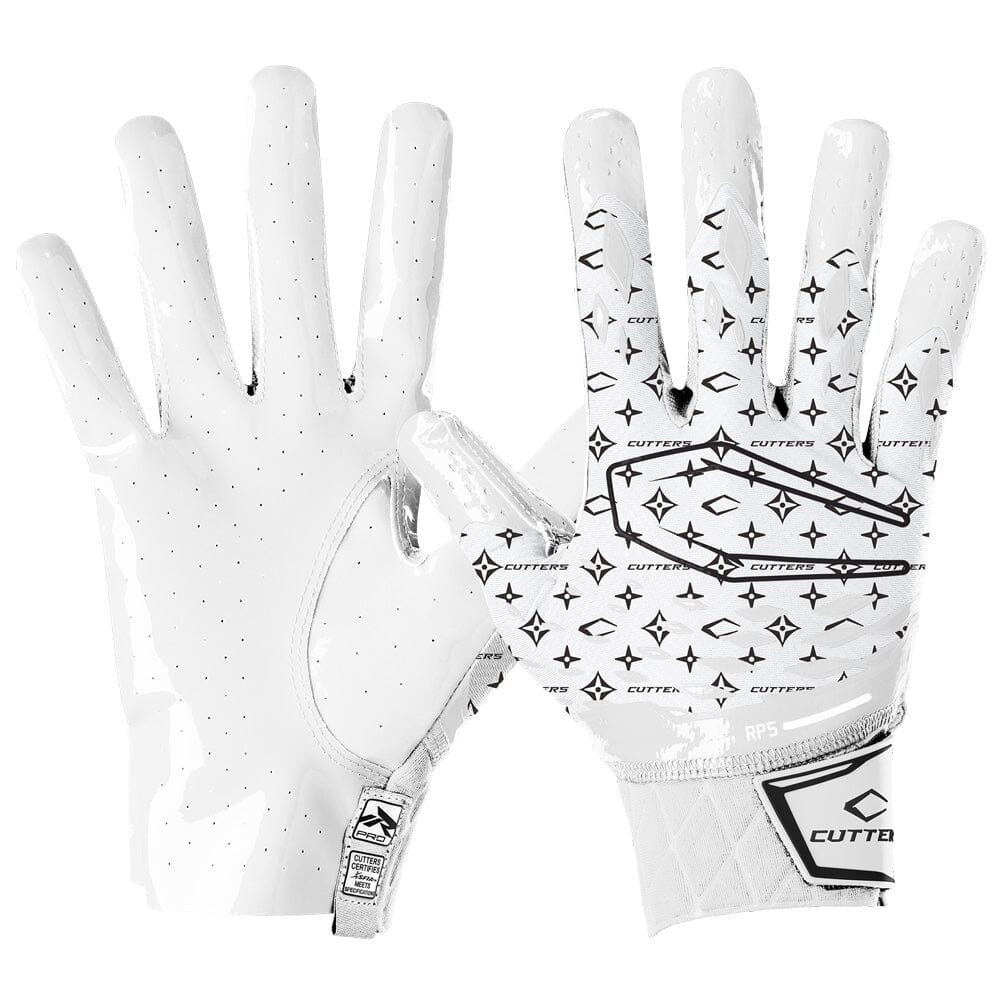 Cutters Rev Pro 5.0 L.E. Receiver Gloves, White/Black Lux / S