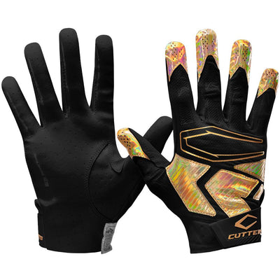 Football gloves store black and gold