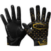 Cutters Black/Gold Lux Rev Pro 4.0 Limited-Edition Football Receiver Gloves - Front and Back View