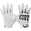 Cutters White Tattoo Rev Pro 4.0 Limited-Edition Receiver Gloves - Front and Back View
