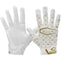 White/Gold Lux Rev Pro 4.0 Limited-Edition Receiver Gloves White/Gold
