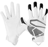 Cutters Rev 4.0 Receiver Gloves - White/Black - Front and Back