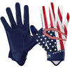 Cutters Sports USA Flag Rev 4.0 Limited-Edition Youth Football Receiver Gloves - Hero View