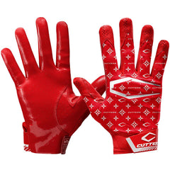 Rev Pro 4.0 Red Lux LE Football Receiver Gloves Cutters Sports