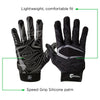 Cutters Game Day Black Topo Football Receiver Gloves - Tech Callouts