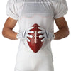 Cutters Game Day White-Black Topo Football Receiver Gloves -  Football Player Holding Football