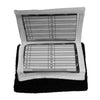 Cutters Mini Triple Playmaker Wristcoach - Black  - Open Front View